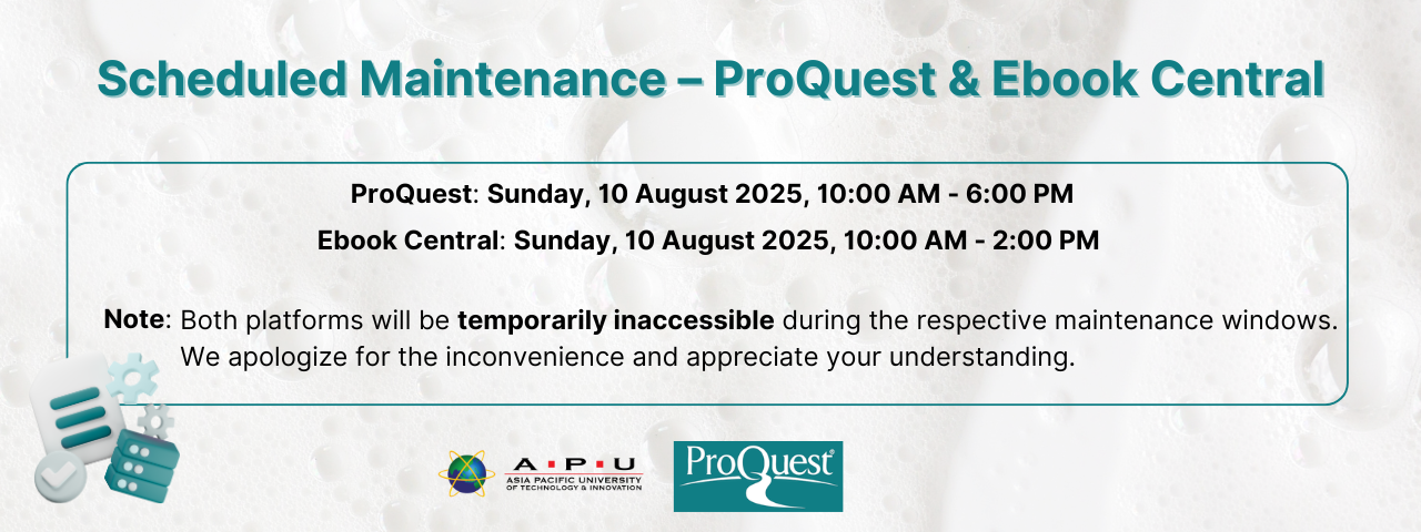 ProQuest Maintenance